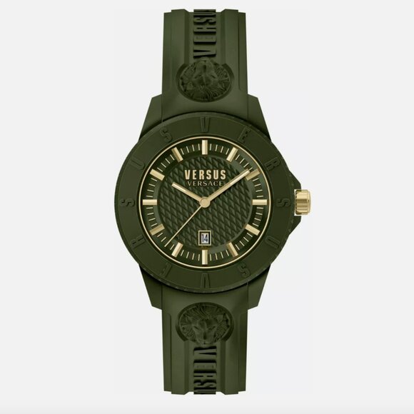 Versace Green 43mm Strap Watch - Picture 1 of 3